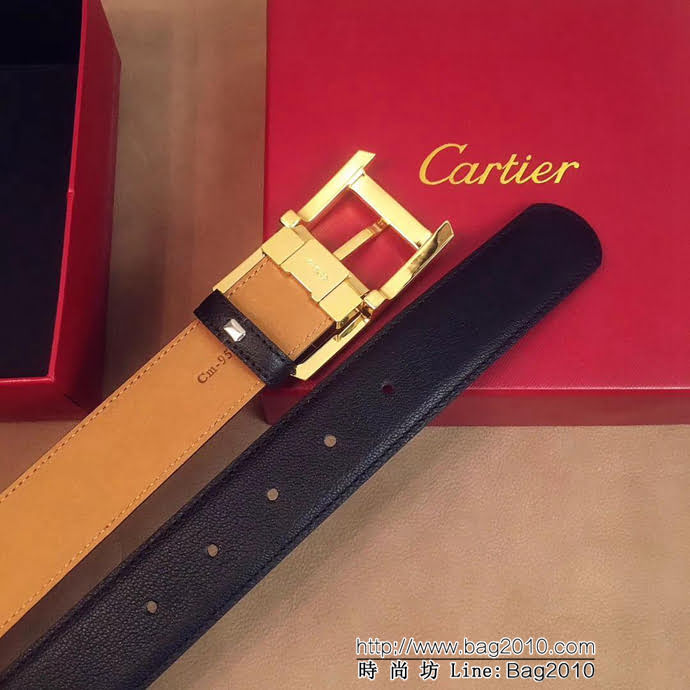 CARTIER卡地亞 2018秋冬系列 正品開模 Italy專櫃在售正品 原版皮男款皮帶  xfp1038